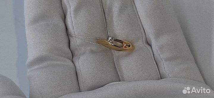 Подвеска с природным камнем Золото