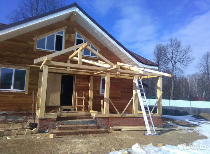 Строительство,Фундамент,Полы,Пристройки,Кровля