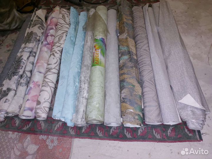 Обои для стен остатки