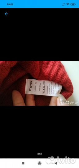 Комплект, шапка и варежки