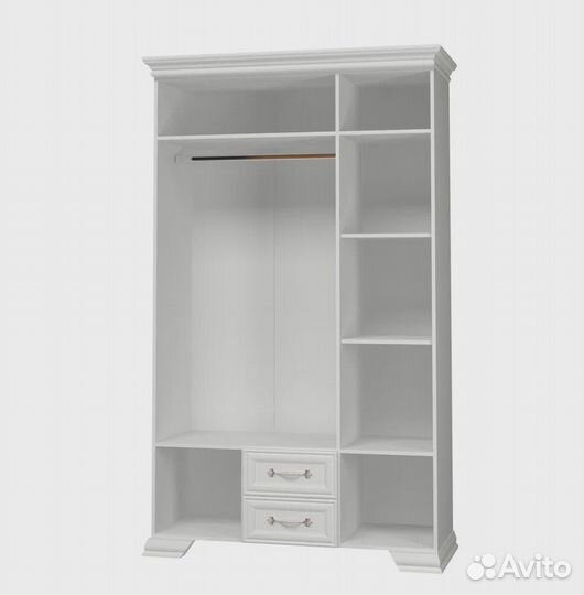 Новый шкаф Грация 3-х дверный белый 1,33 м