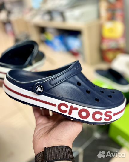 Кроксы мужские crocs синие