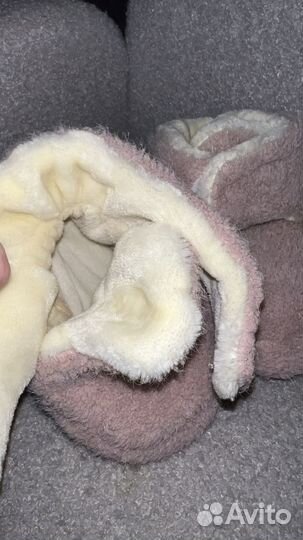 Пинетки для девочки теплые весенние