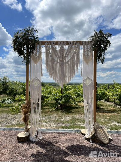 Арка макраме,свадебная арка