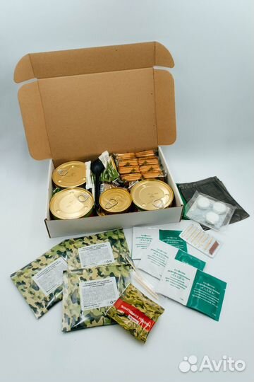 Сухпаек Халяль Mre Halal меню 1 4700 ккал 2.1 кг