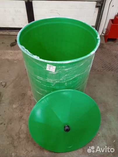 Бочка пластиковая для смывки дисков