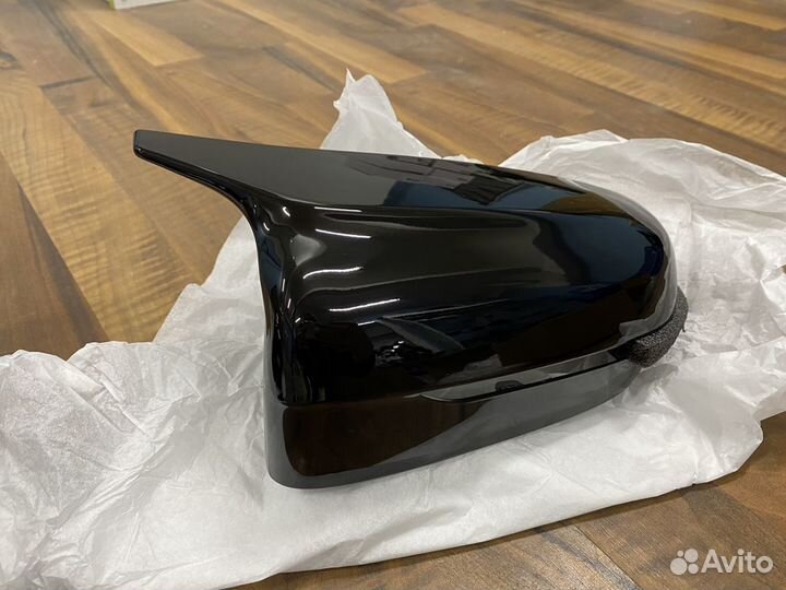 Накладки зеркал BMW G30 глянец, M look
