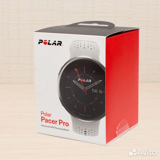 Часы для бега Polar Pacer Pro Snow White (белый)