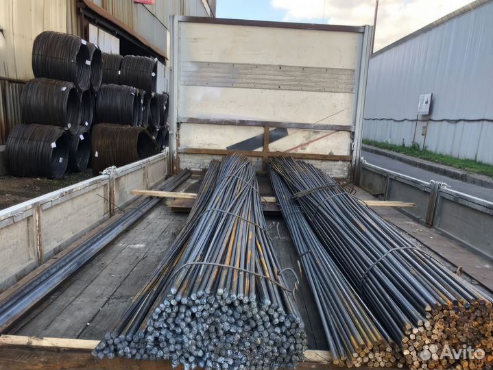 Металлопрокат оптом. Арматура А1 гладкая 25 мм, Марка Ст3, 11700