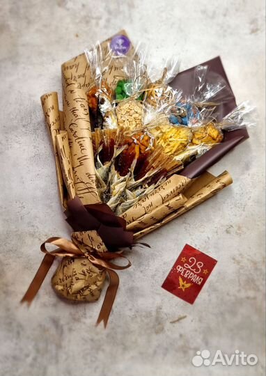 Съедобные букеты со снеками к пенному