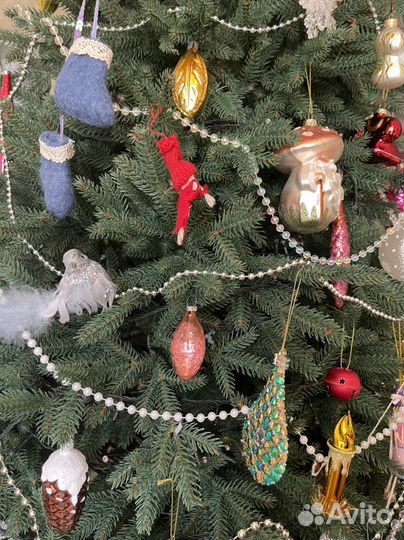 Елка искусственная литая 210 бу