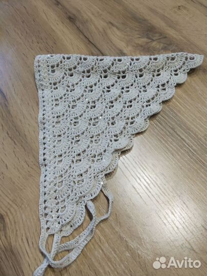 Вязаная косынка летняя
