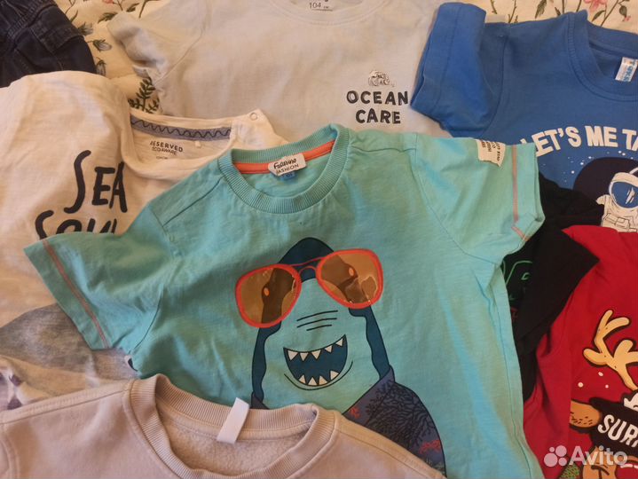 Пакет фирменных вещей для мальчика 98-104