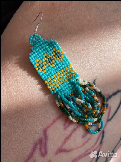 Серьги ручной работы