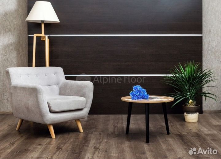 Кварцвиниловая плитка Alpine floor Real Wood Дуб V