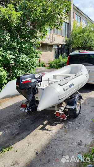 Лодка brig с мотором Suzuki + прицеп