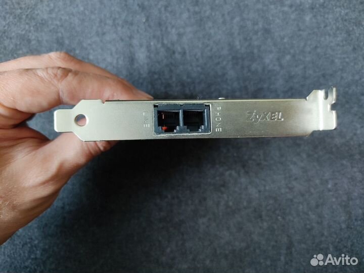 Dial-up факс модем Zyxel omni 56K PCI Plus
