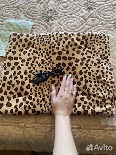 Электроковрик для животных с подогревом, лежак