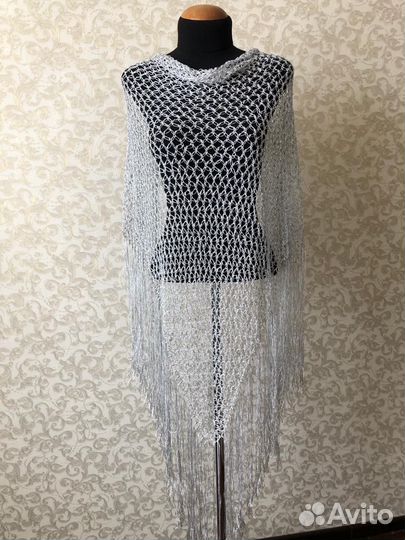 Платки, косынки, шали вязаные для невесты