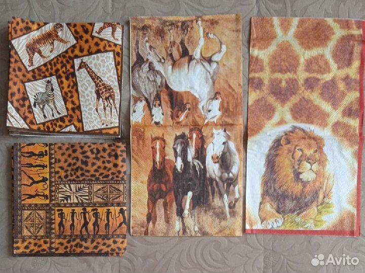 Салфетки для декупажа много