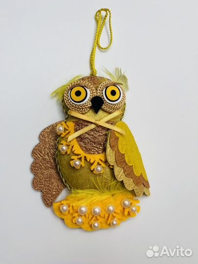 Елочная игрушка ручной работы