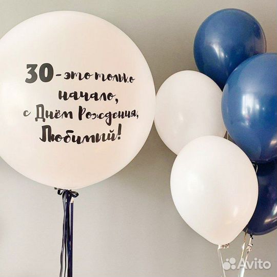 Печать на шарах, фужерах, стаканах