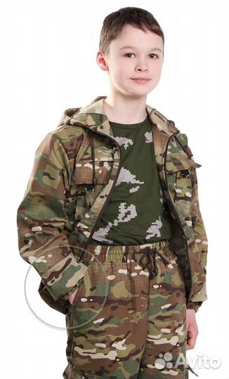 Костюм детский военный камуфляж Мультикам MultiCam