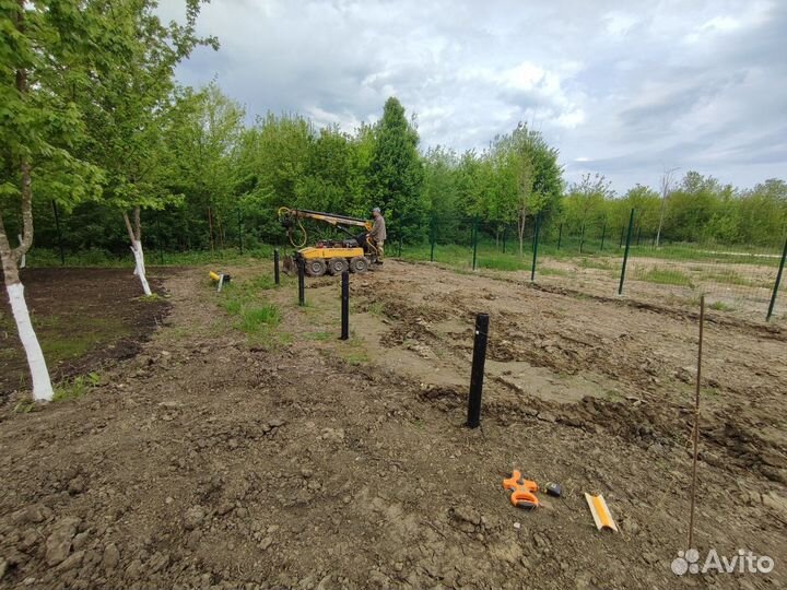 Монтаж винтовых свай