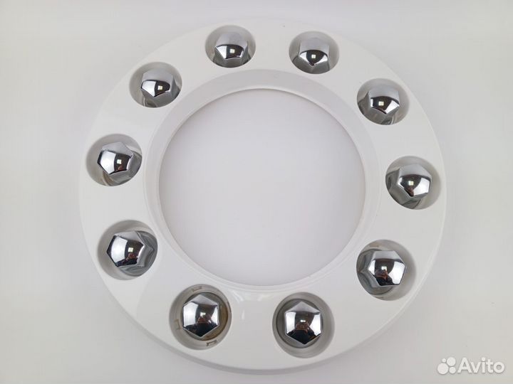 Колпаки с колпачками хром (к-т на 2 колеса)