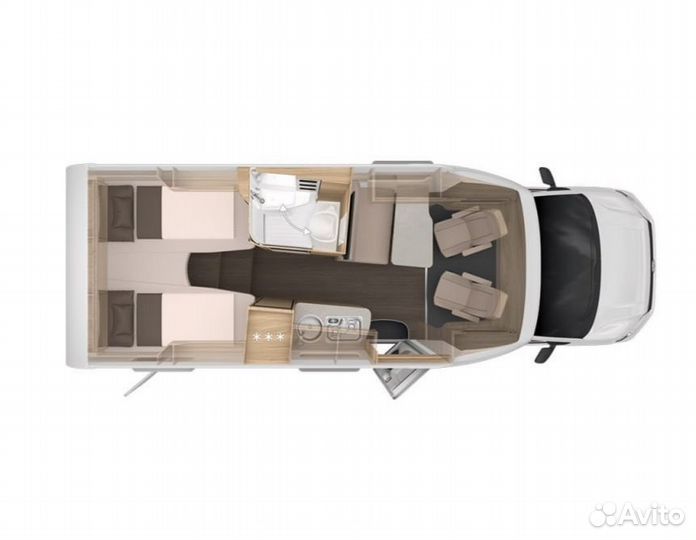 Полуинтегрированный Knaus Van TI Plus, 2023