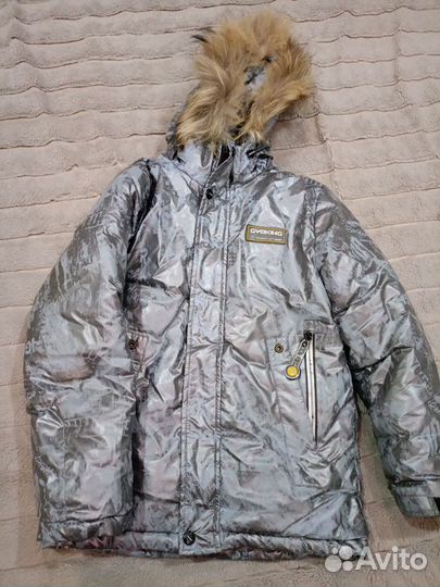 Куртка для мальчика зимняя 152