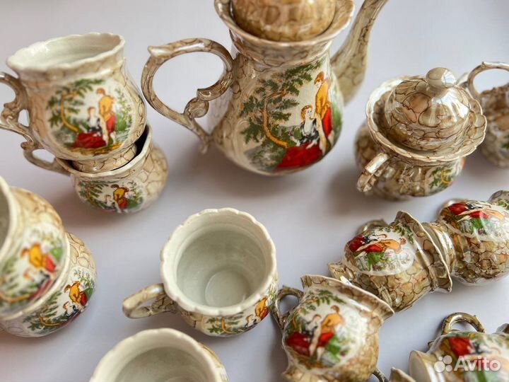 Новый чайный кофейный сервиз 15 предметов