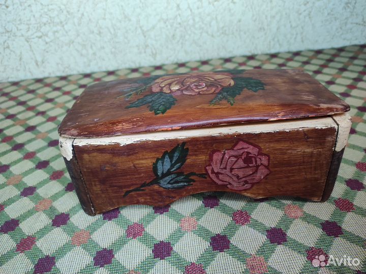 Шкатулка деревянная СССР