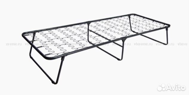 Раскладушка с матрасом новая