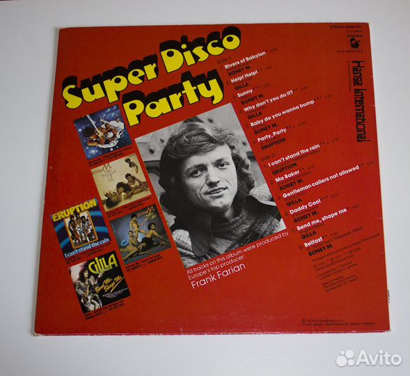 Super Disco Party Gilla, Eruption, Boney M, 1978 L