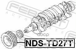 Шкив коленвала NDS-TD27T NDS-TD27T Febest