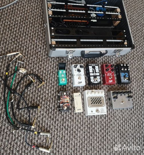 Гитарные педали Chris Custom,AMT, Joyo (педалборд)