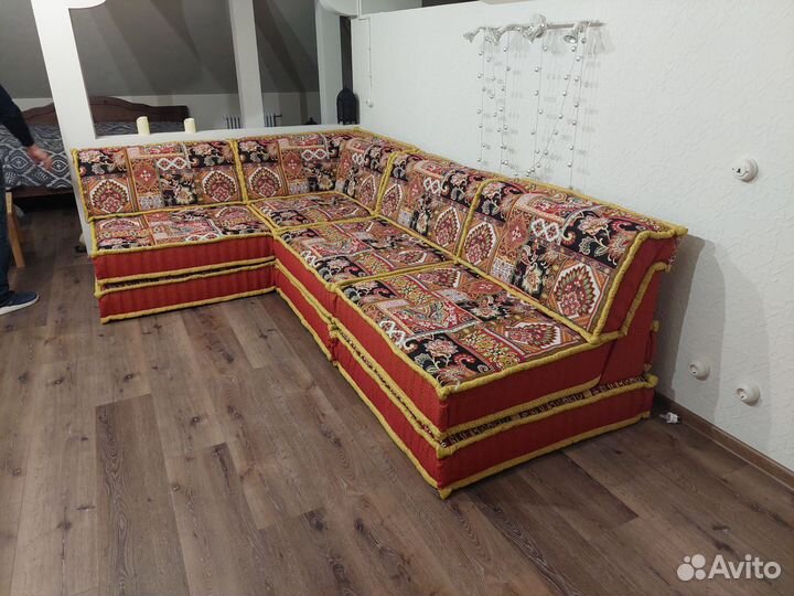 Диван Маджонг в ткани Гвидон