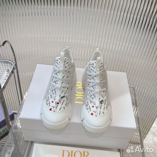 Кроссовки сникеры кеды женские Dior D-Connect