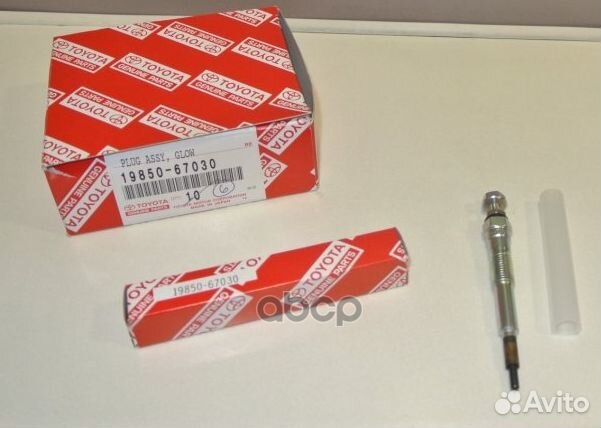 Свеча накала toyota 1kzte,3CTE 19850-67030 toyota