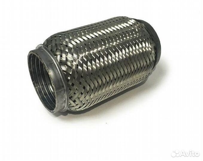 Гофра выпускная 57мм - длина 150мм interlock