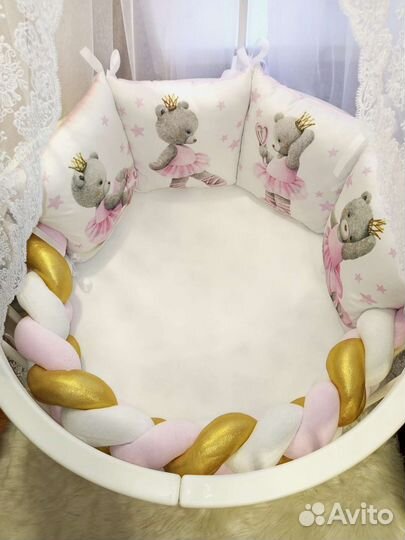 Бортики в кроватку