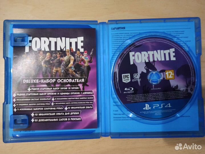 Диск Fortnite на PS4