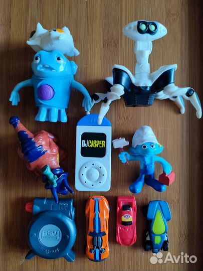 Игрушки Макдональдс, Nestle, Актимель и другие