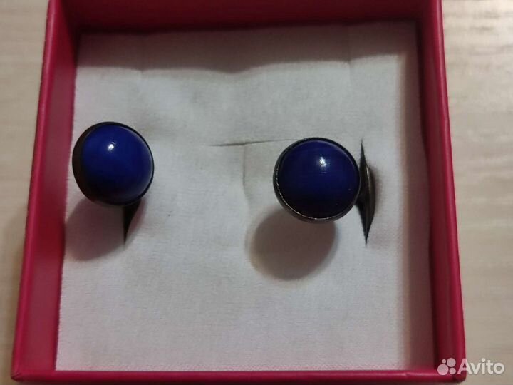 Запонки серебро СССР