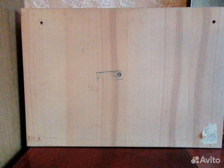 Картина, в технике Маркетри, 1980, 62 х 43 см