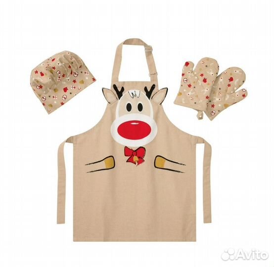 Детские набор для кухни (фартук, шапочка)