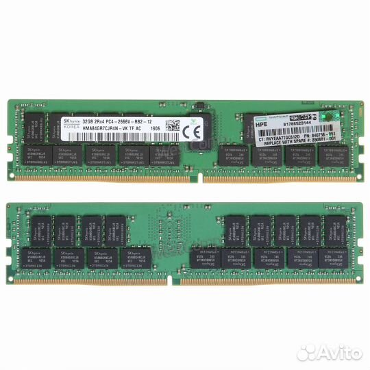 Серверная память HP ddr4 ddr3 ddr2 ddr1