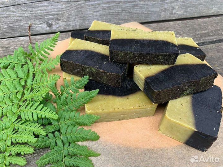 Мыло дегтярное с чистотелом натуральное