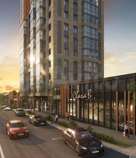 3-к. квартира, 87,5 м², 2/24 эт.